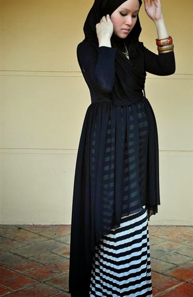 style baju ibu hamil hijab