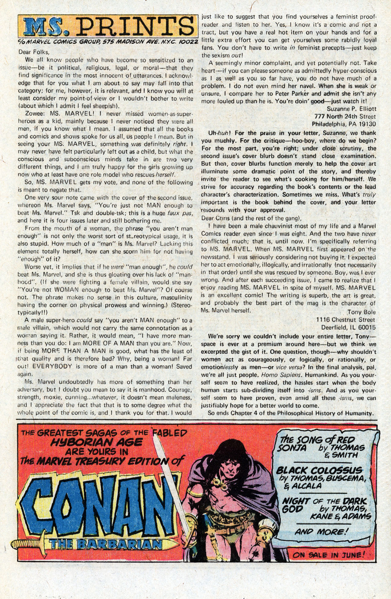 Read online Ms. Marvel (1977) comic -  Issue #9 - 21