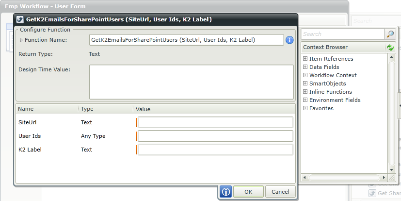 Retrieve Email Id from UserName in K2 Workflow | DotNetSharePoint