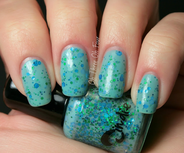 Oh Three Oh Four: Jindie Nails Honey Blue Blue and Snow Angels Reviews ...