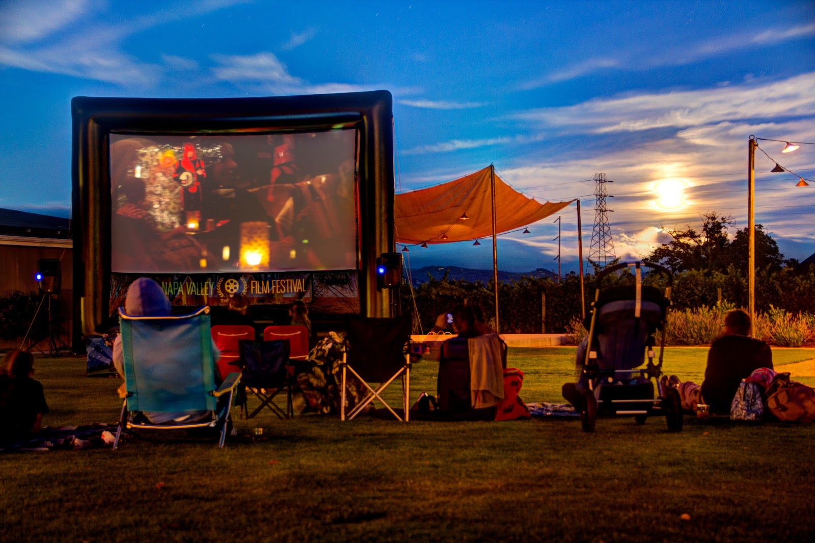 The Fun of Outdoor Movies Future Folk and NVFF invade