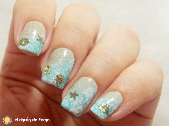 Beach nails | el rincon de fama | lady queen beauty