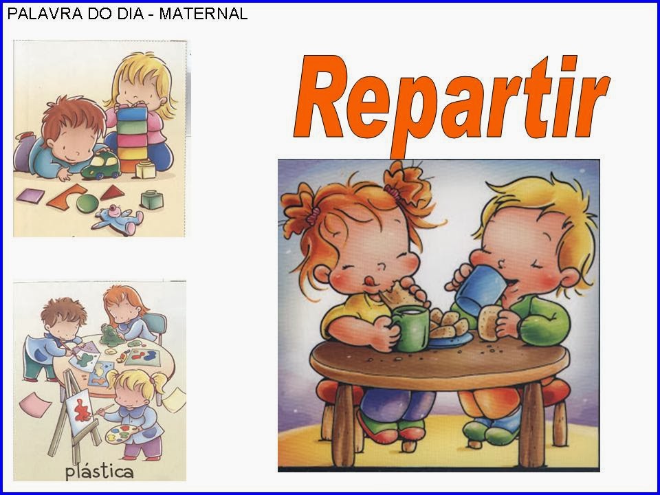 Mensageiro Kid: Maternal - Lição 12 – Eu sei repartir