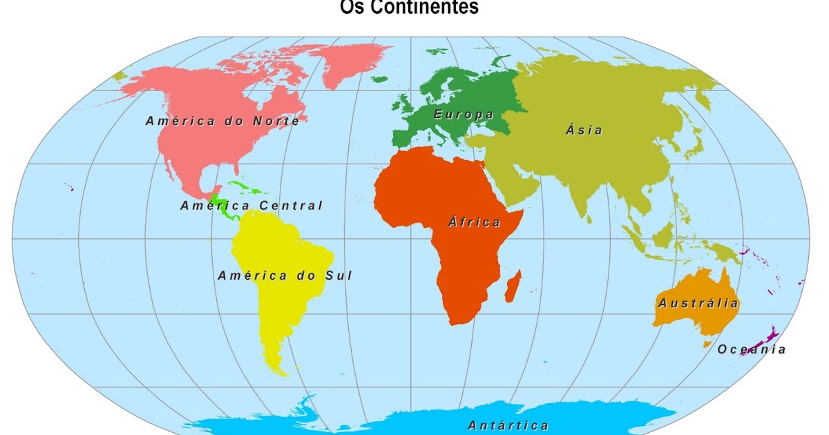 Pedagógiccos Os continentes