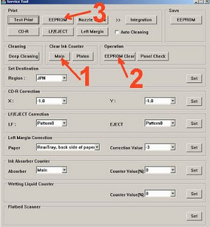 How to reset Printer Canon MP258