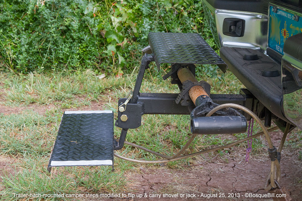 Bosque Bill's Backroads Camper Steps Modification