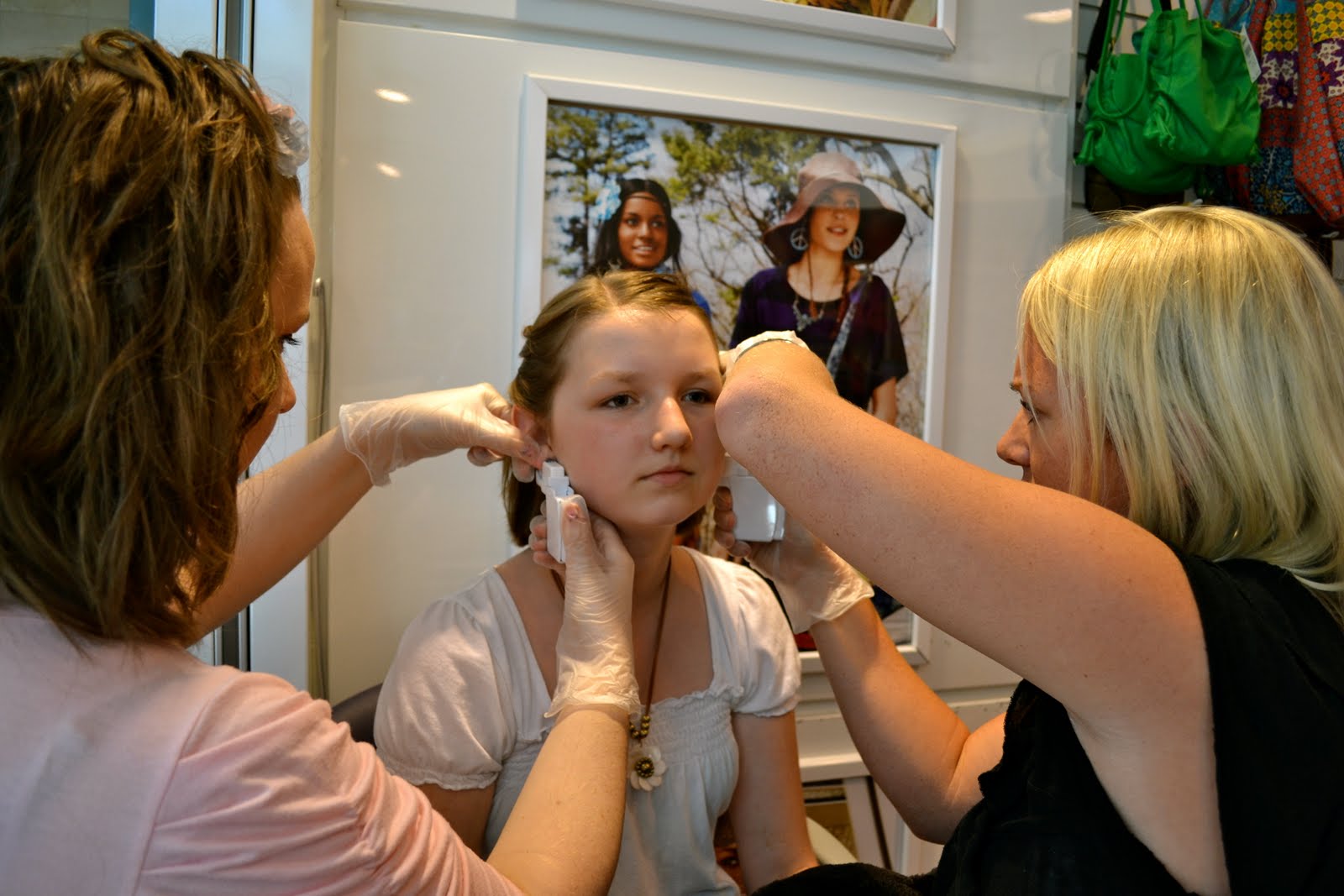 In this JOYFUL life Grace Anne gets her ears pierced...