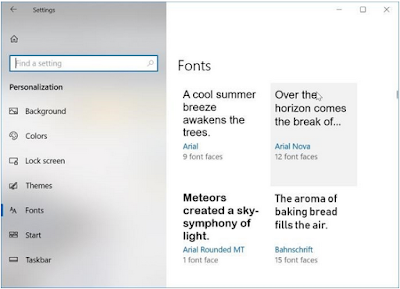 Cara Memasang Font Baru Dari Toko / Store Di Windows 10, Begini Caranya