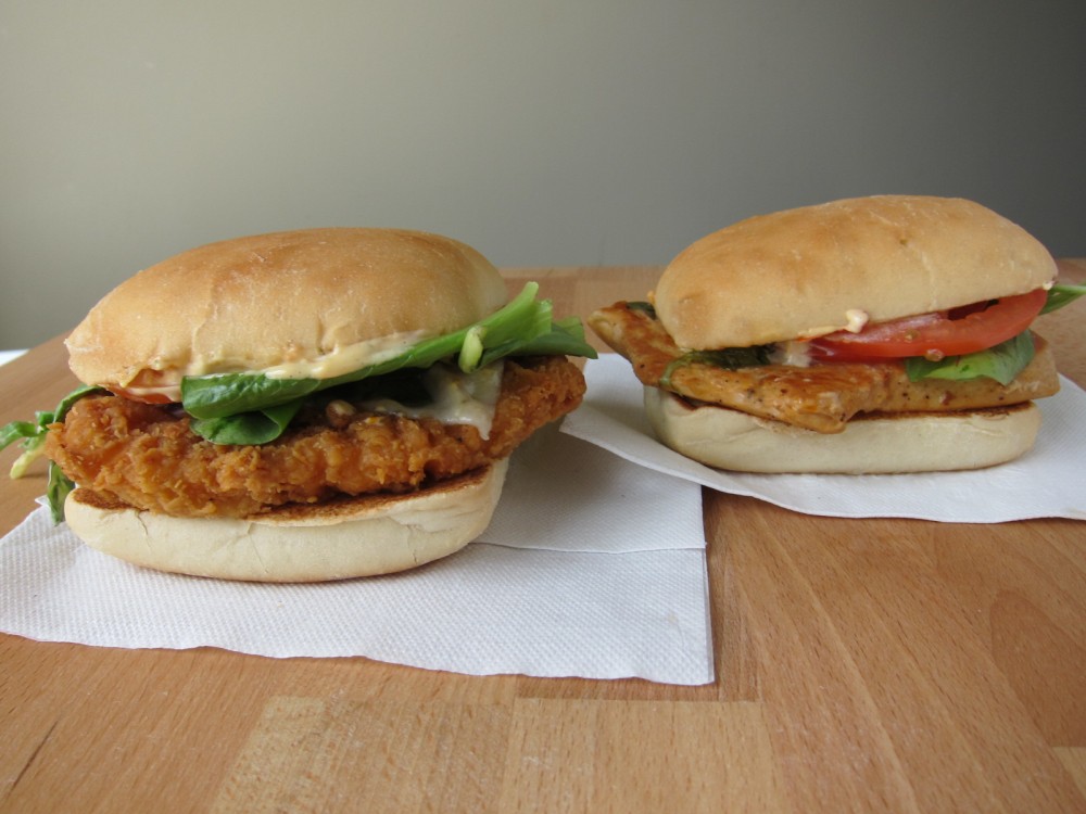 Review Wendy's Tuscan Chicken on Ciabatta Sandwich