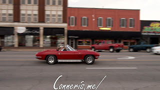 Draggin Douglas Red Chevrolet C2 Corvette