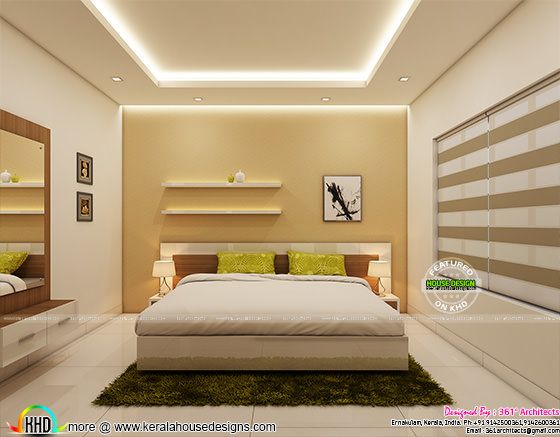 Modern interior bedroom