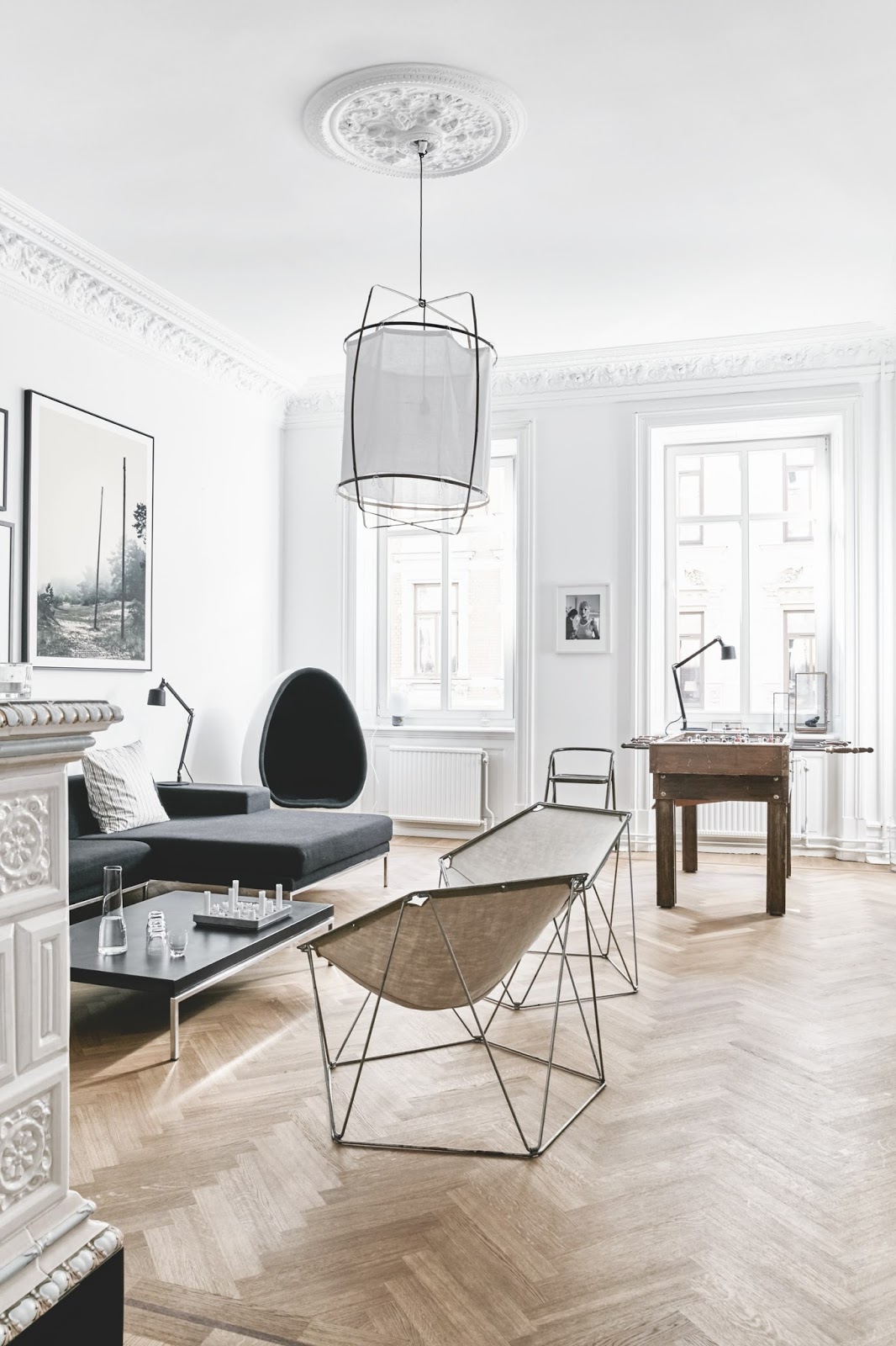 Design Attractor Astounding Scandinavian Apartment With Mid Century Modern Designs