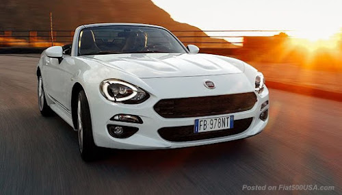 Fiat 124 Spider in the Sun