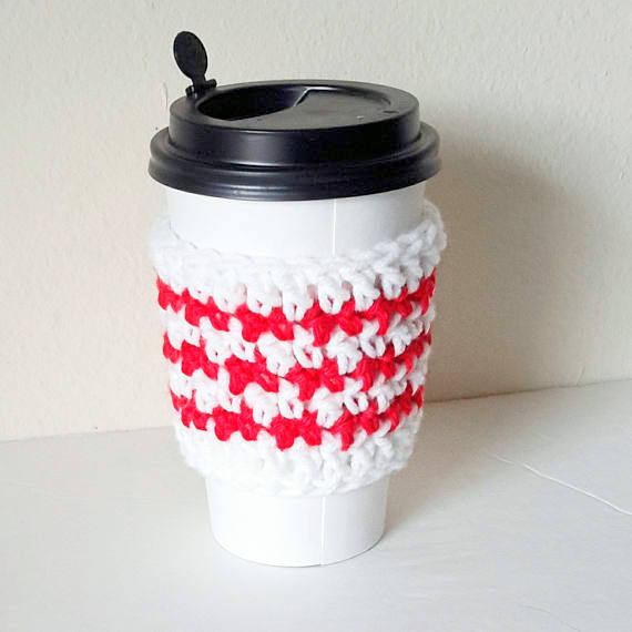 santa mug cozy Crochet pattern