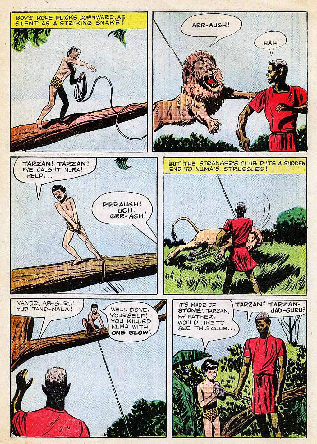 Read online Tarzan (1948) comic -  Issue #4 - 6