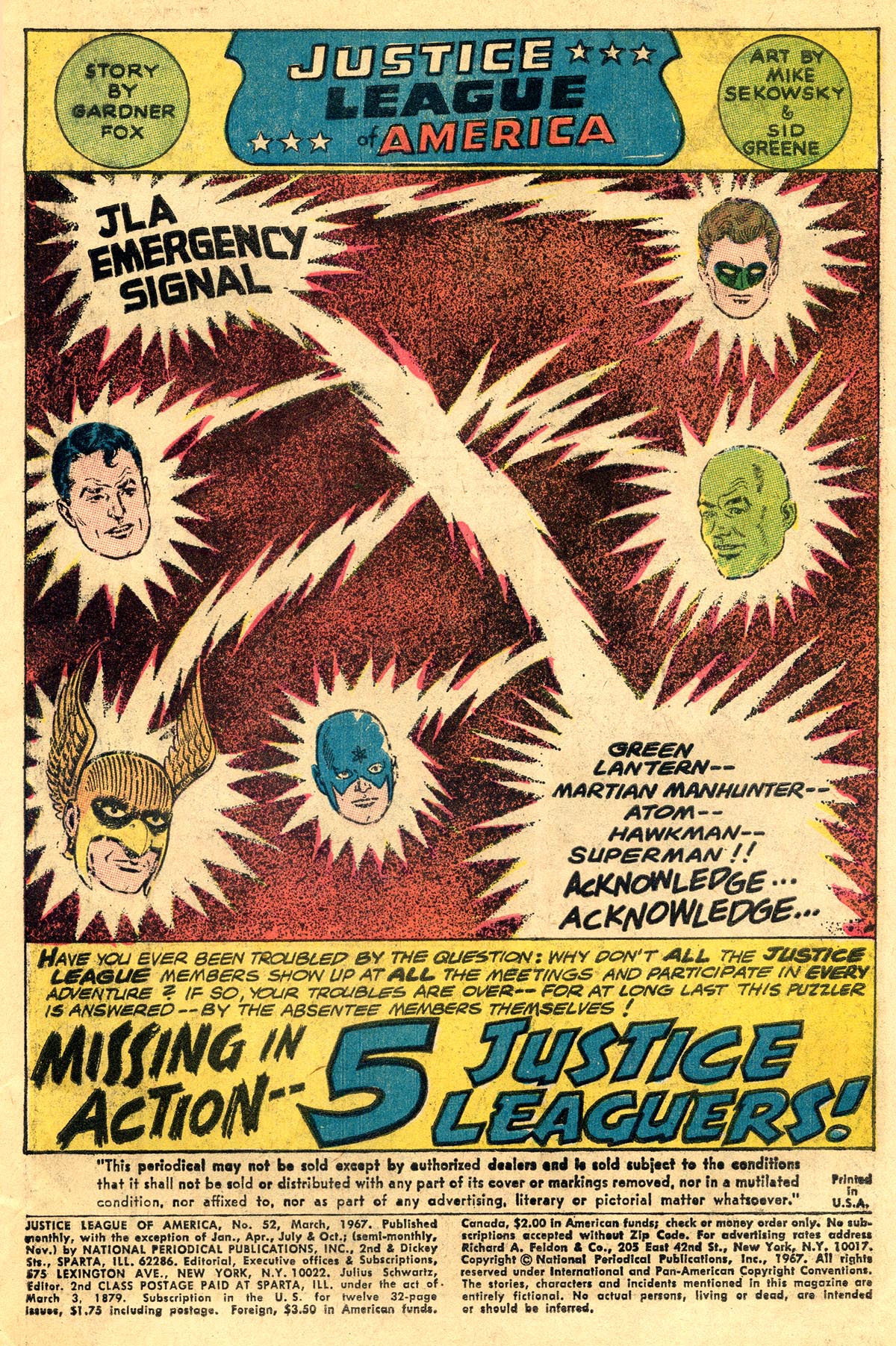 Justice League of America (1960) 52 Page 2