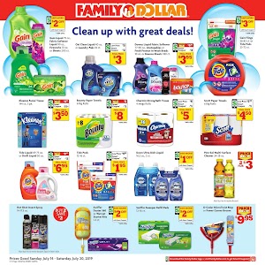 Family Dollar Ad Preview This Week July 21 - 27, 2019