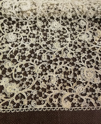 Hand-made lace from Burano