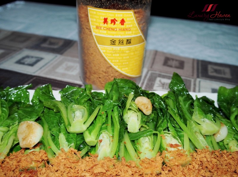 Bee Cheng Hiang Pork Floss Baby Kailan ( 美珍香肉松炒小芥兰 )
