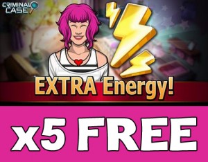 Criminal Case Free 5 Energy Gift