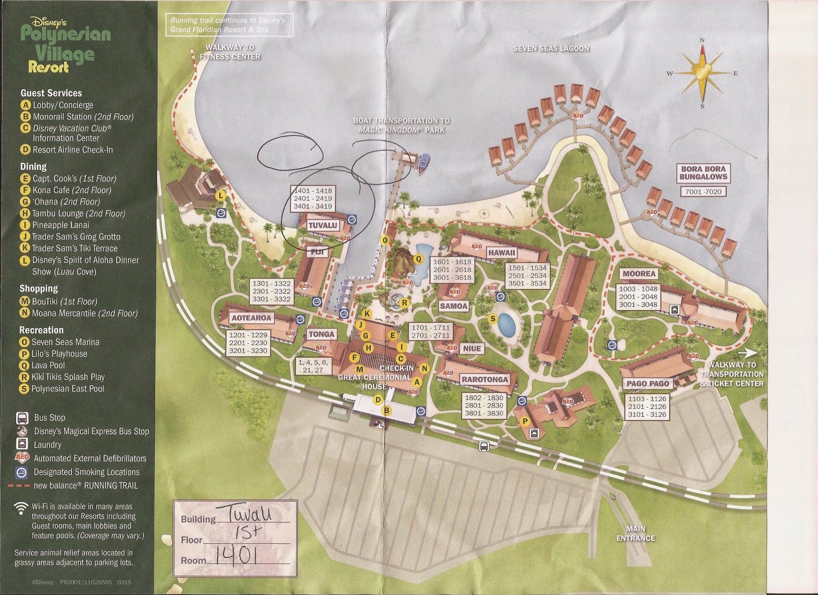 Amusement Authority Disney 39 s Polynesian - Polynesian%2Bvillage%2Bresort%2B2015%2Bmap