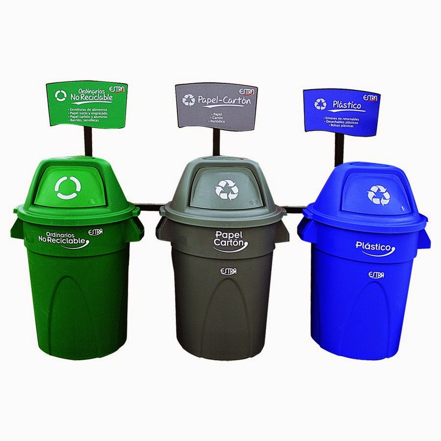 colores de la canecas de basura