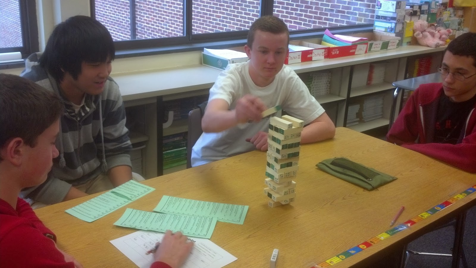 The German Sektor: Jenga as a Review Game