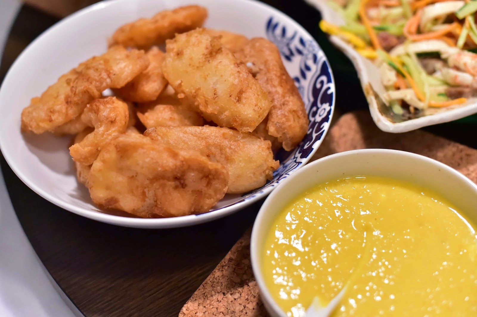 maryhokitchen Beerbatter fried fish with corn sauce