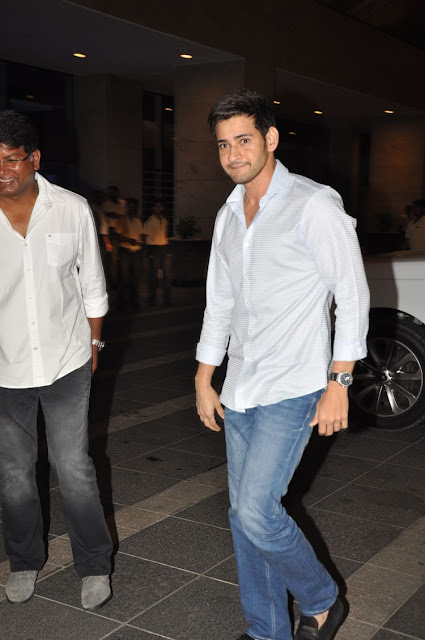 Mahesh Babu at Megastar Chiranjeevi Birthday Party Mahesh Babu at Megastar Chiranjeevi Birthday Party