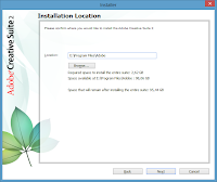 Windows 8. Adobe CS2 installation - Location - this is where your application is going to live