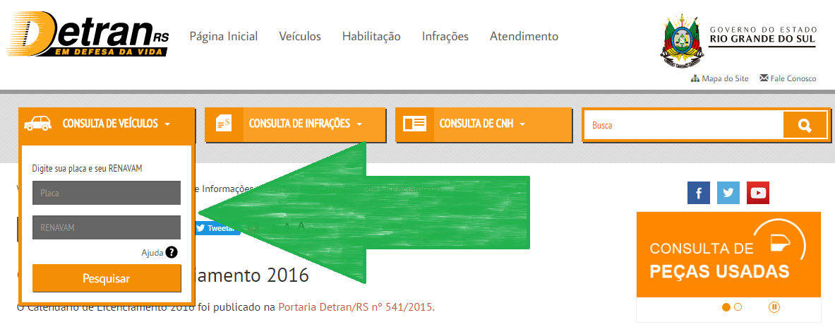 DETRAN RS → IPVA, Multas, CNH e Simulado 2017  DETRAN IPVA