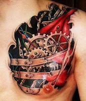 biomechanical tattoo designs 3