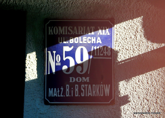 Warszawa Warsaw Wola tabliczka adresowa adres