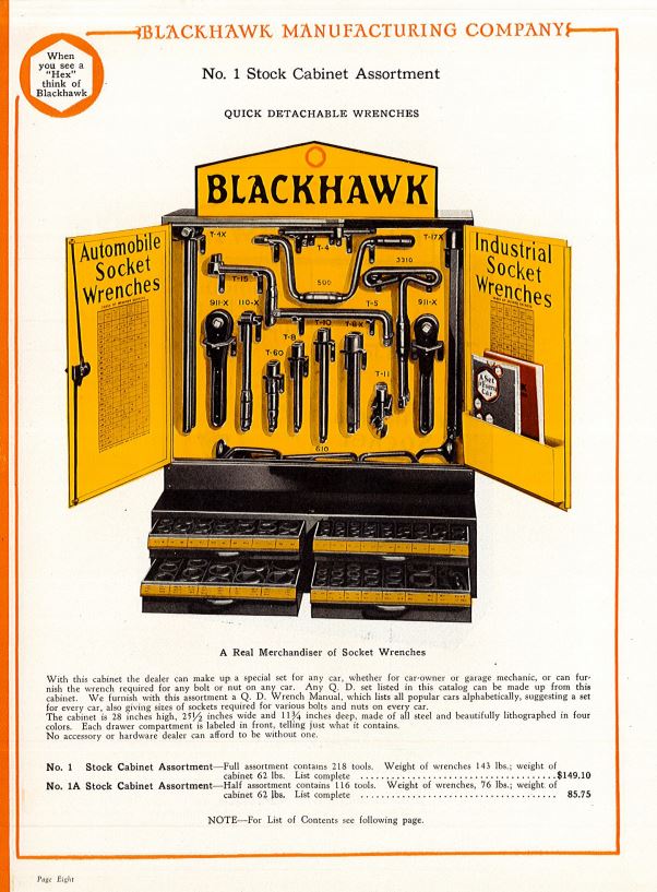 Just A Car Guy the 1926 Blackhawk tool catalog is online
