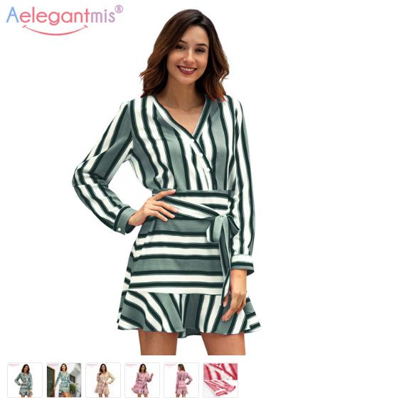 Gray And Green Dress - Womens Casual Clothing Stores