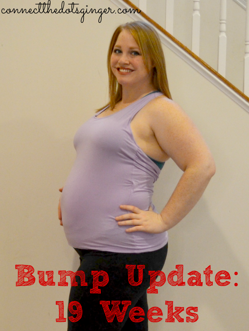 Connect the Dots Ginger | Becky Allen: Bump Update: 19 Weeks