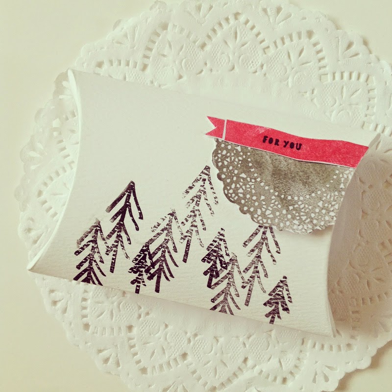 mélimélo studio Stamping Christmas cards and gift boxes DIY tutorial