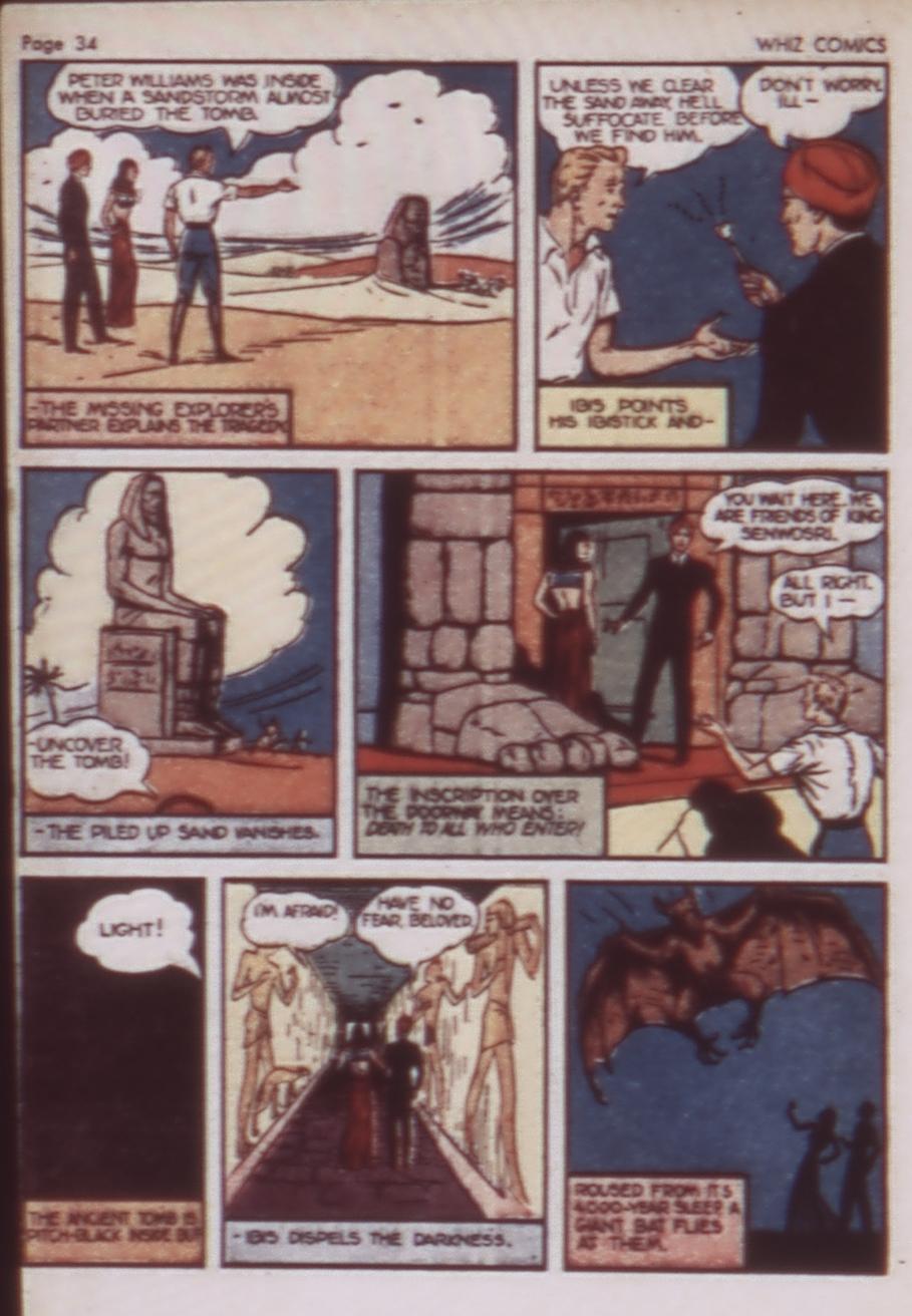 Read online WHIZ Comics comic -  Issue #3-April 1940 - 36