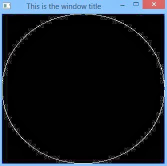 draw circle opengl - using points