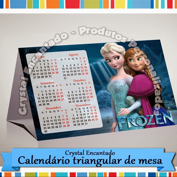 calendario de mesa Frozen