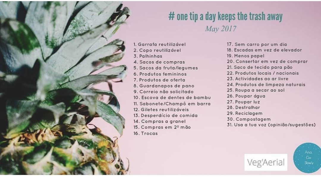 DESAFIO - one tip a day keeps the trash away