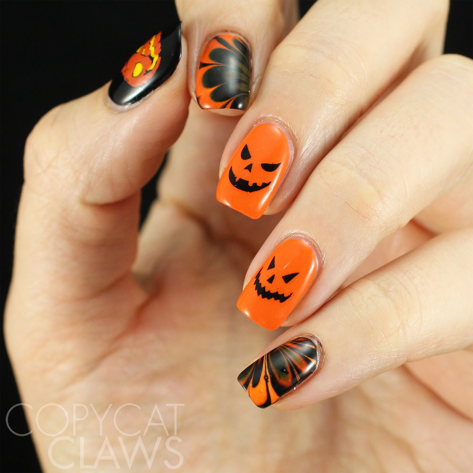 Copycat Claws: HPB Presents: My Final Halloween Nails