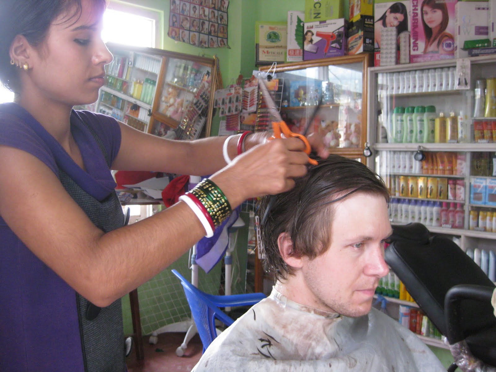 Nepal Nepali haircut!