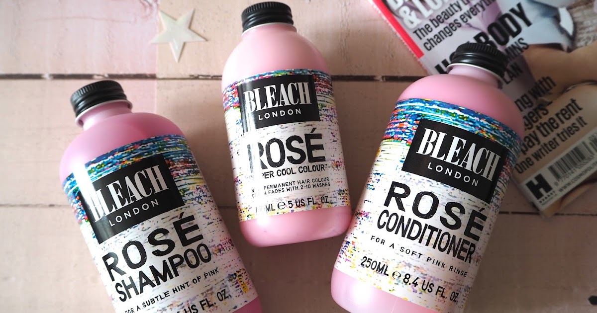 How To Get Rose Gold Locks My Bleach London Rose Review Pennies and