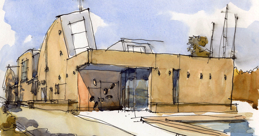 GLWSKETCHWORKS: Sketching Class at St. Ignatius Chapel