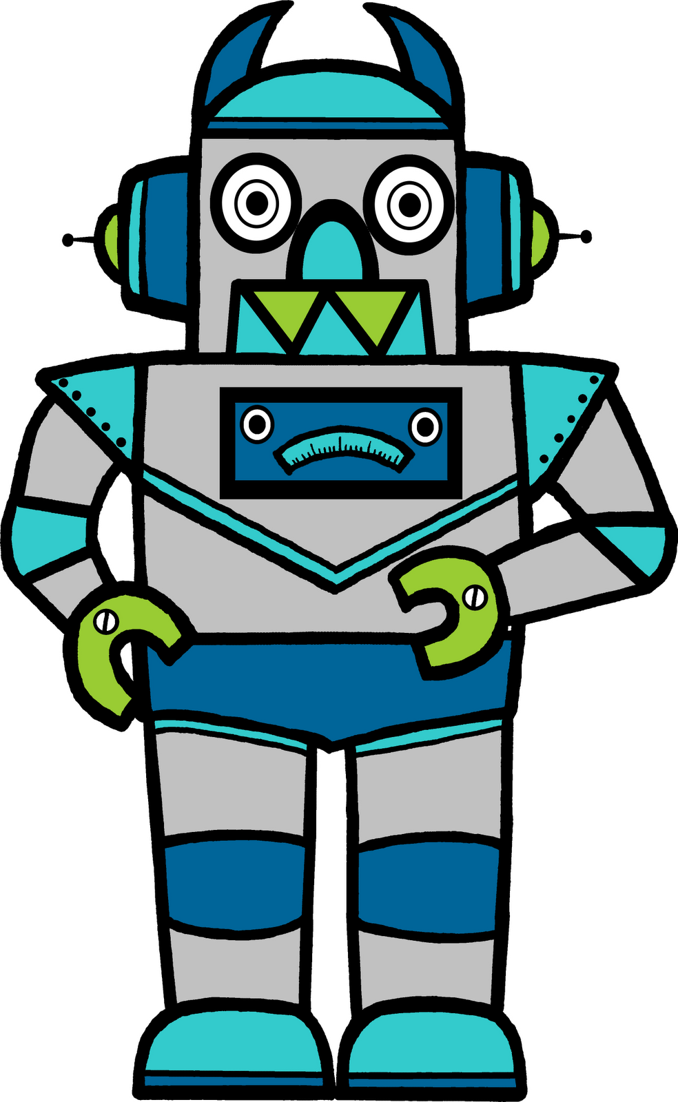 free animated robot clipart - photo #15