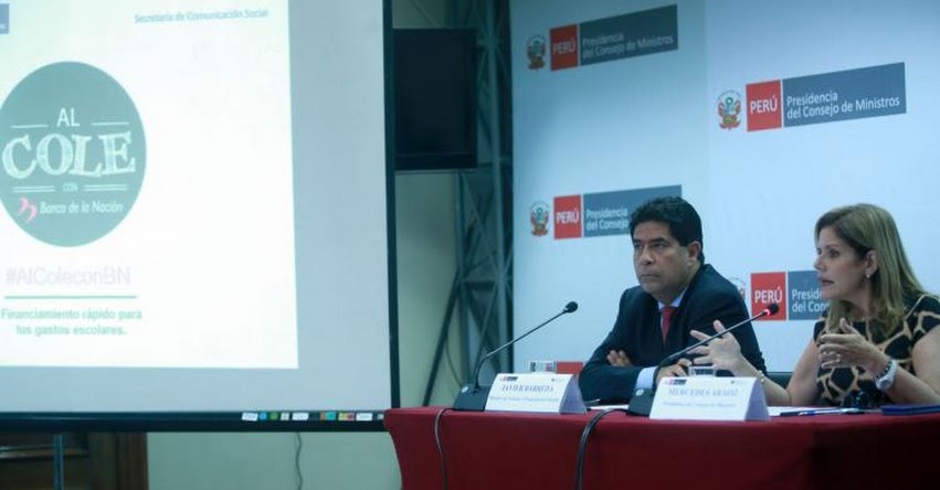 Funcionarios públicos accederán a préstamos para gastos escolares a través del Banco de la Nación Funcionarios públicos accederán a préstamos para gastos escolares a través del Banco de la Nación