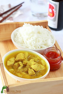 Curry galben de pui