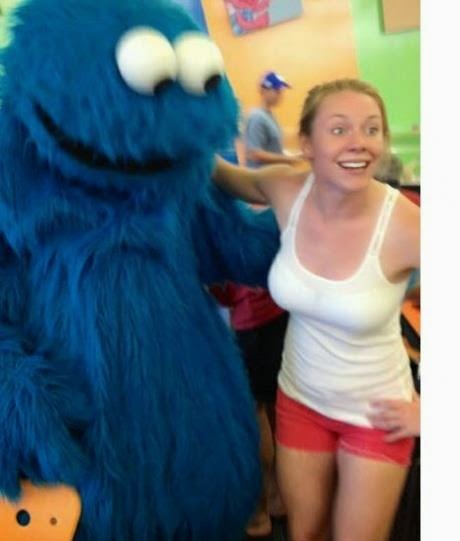 Cookie Monster Or Boobs Monster Suck3r Punch