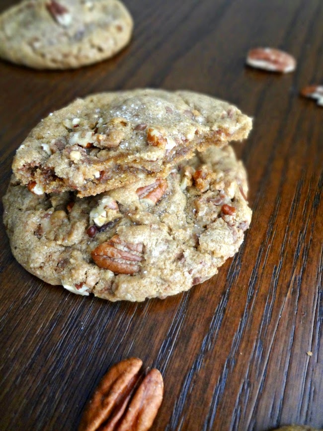 The Cooking Actress Brown Butter Pecan Toffee CookiesCookie Week 2014!